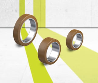 BB futógyűrű-sorozatok Besthane poliuretán futófelülettel